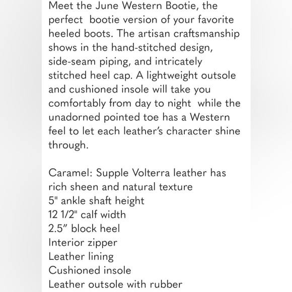 Frye Cara Leather Western Heeled Bootie SZ 8 Brown NEW - Picture 6 of 16